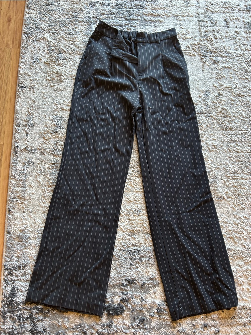 Women’s Black Pinstripe Dress Pants